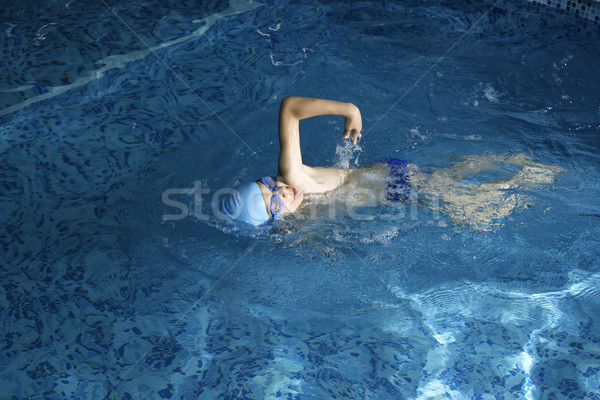 çocuk yüzme havuzu mavi renk su Stok fotoğraf © deyangeorgiev
