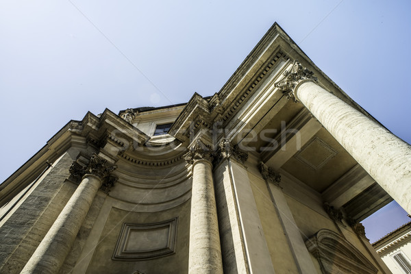 Rome architectural détails pierre bâtiment architecture [[stock_photo]] © deyangeorgiev