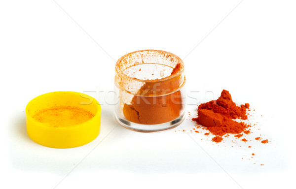 Artificielle alimentaire pigment Pack santé orange Photo stock © deyangeorgiev