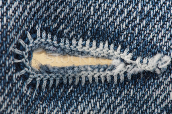 Boutonnière jeans drap texture [[stock_photo]] © deyangeorgiev