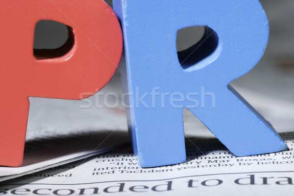 [[stock_photo]]: Mot · pr · journal · bois · lettres · rouge