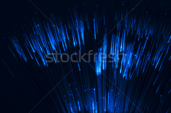 オプティカル 青 色 抽象的な 技術 ネットワーク ストックフォト © deyangeorgiev