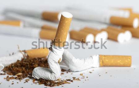 Crumpled cigarette Stock photo © deyangeorgiev