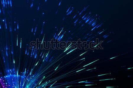 Optical fibers Stock photo © deyangeorgiev