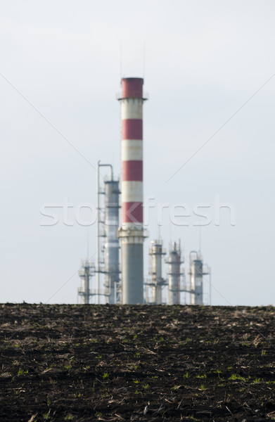 Yağ kimyasal rafineri üretim petrol ürünleri Stok fotoğraf © deyangeorgiev