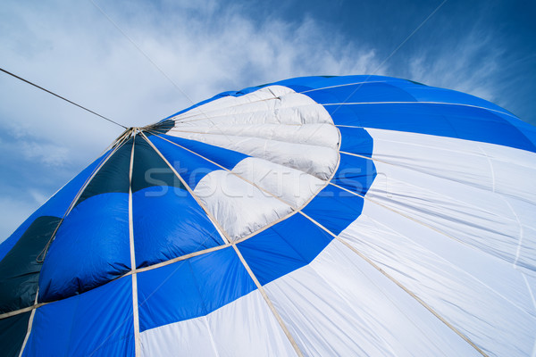 Blue Balloon in the blue sky Stock photo © deyangeorgiev