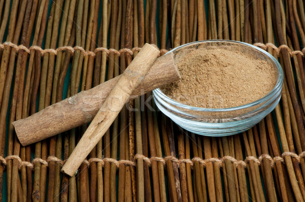 Cinnamon in a bowl Stock photo © deyangeorgiev