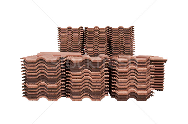 Pile of roofing tiles packaged. Stock photo © deyangeorgiev
