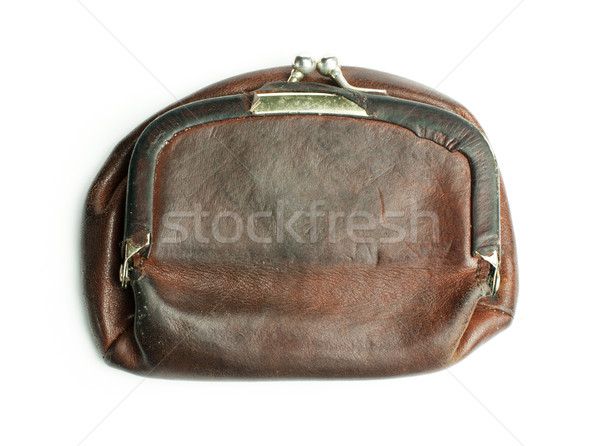 Old ladies leather purse Stock photo © deyangeorgiev