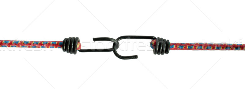 Elastic cord with hooks Stock photo © deyangeorgiev