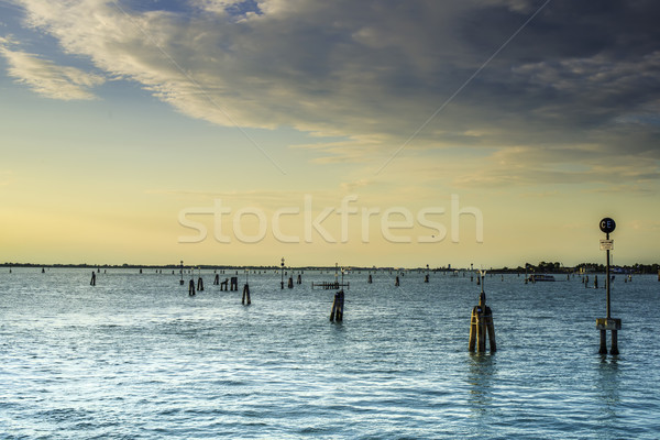 海 路線 威尼斯 景觀 夏天 海洋 商業照片 © deyangeorgiev