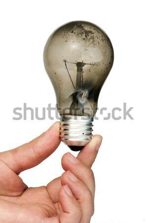 Old burned light bulb Stock photo © deyangeorgiev