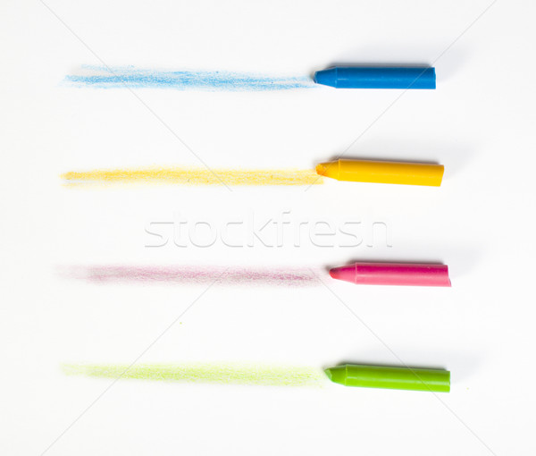 Pastels and painted lines Stock photo © deyangeorgiev