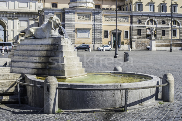 Сток-фото: Рим · воды · лице · искусства · Церкви · городского