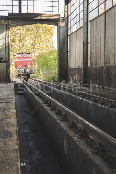 Depot repair trains Stock photo © deyangeorgiev