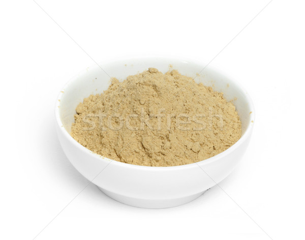 Powdered ginger in a bowl Stock photo © deyangeorgiev