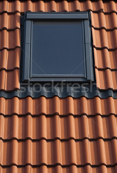 Dormer on a tiled roof Stock photo © deyangeorgiev