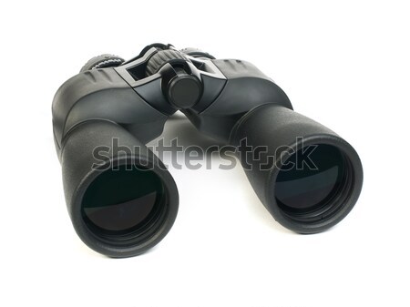 Binoculars white isolated Stock photo © deyangeorgiev