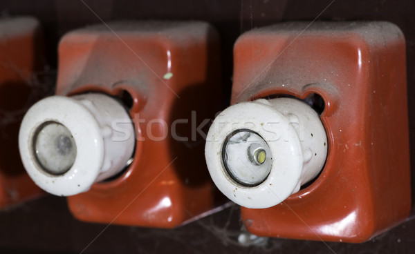 Vintage electrical fuse Stock photo © deyangeorgiev