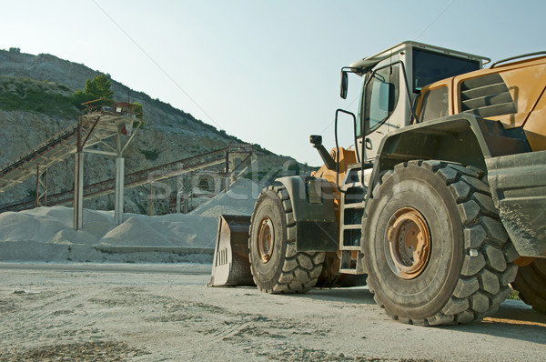 Quarry and Bulldozer Stock photo © deyangeorgiev