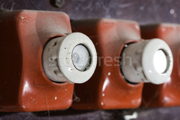 Vintage electrical fuse Stock photo © deyangeorgiev