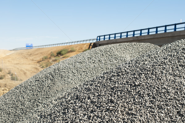 Stock photo: Asphalt and asphalting the road