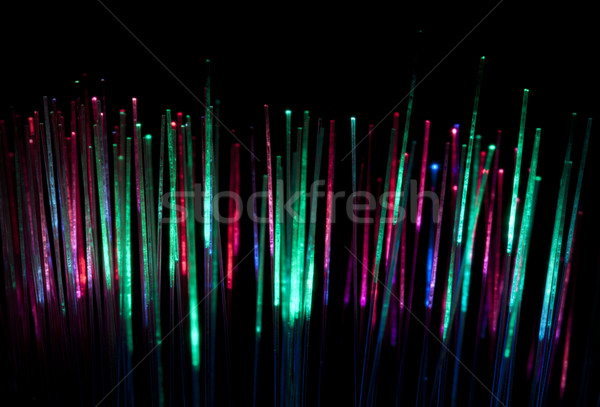 Optical fibers Stock photo © deyangeorgiev