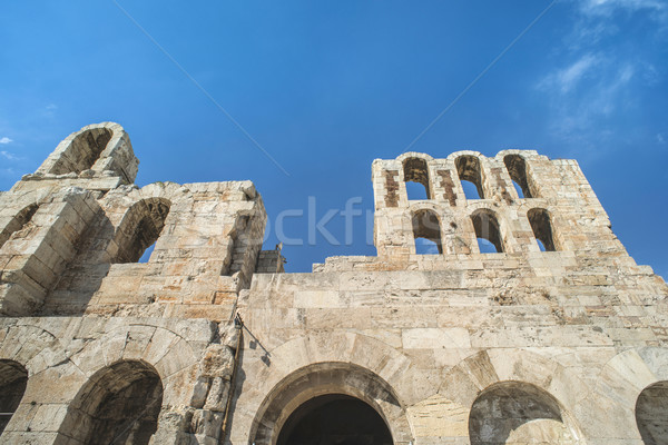 Parthenon Athene nieuwe verschillend perspectief Griekenland Stockfoto © deyangeorgiev