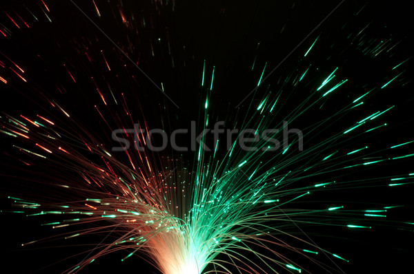 Optical fibers Stock photo © deyangeorgiev