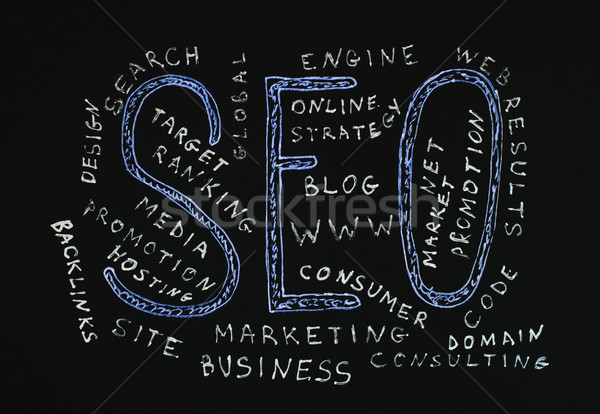Seo optimalisatie tekst business computer ontwerp Stockfoto © deyangeorgiev