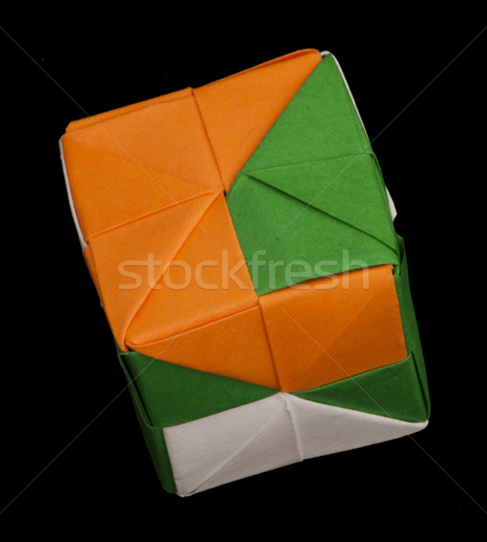 Paper cubes folded origami style. Stock photo © deyangeorgiev