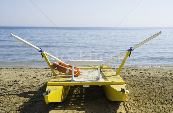 Lifeboat on the beach Stock photo © deyangeorgiev