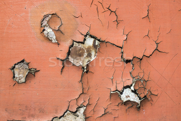 Geknackt malen rostigen Eisen rot Sonne Stock foto © deyangeorgiev