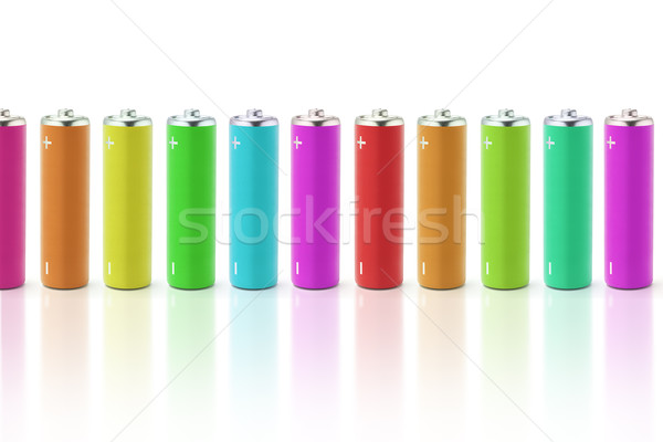 Multicolor batteries  Stock photo © dezign56