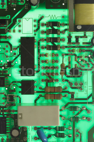 Back lit electronic circuit board Stock photo © dezign56