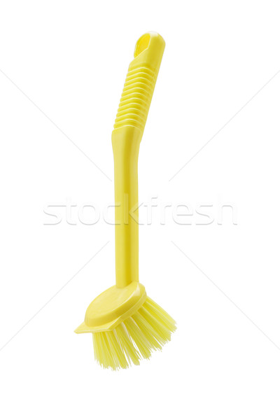 Yellow kitchen plastic brush Stock photo © dezign56