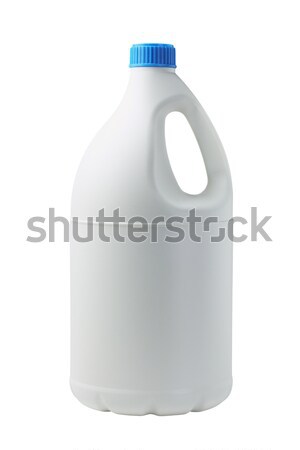 Detergente branco leite garrafa banheiro Foto stock © dezign56
