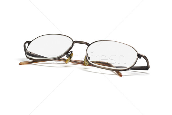 Metal frame eye glasses Stock photo © dezign56