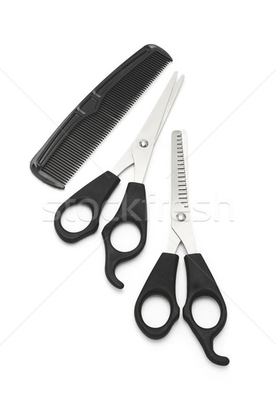 Scissors and comb  Stock photo © dezign56