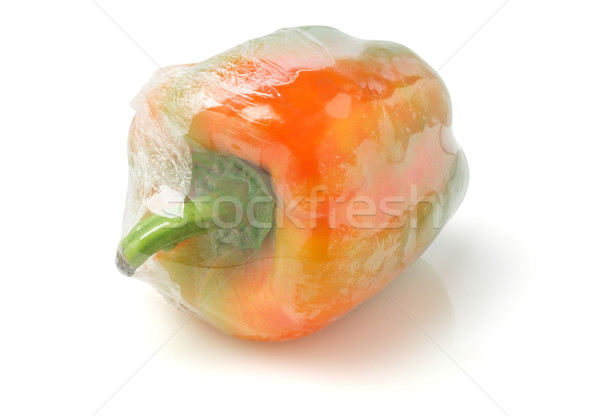 Pepper Wrapped in Cellophane Stock photo © dezign56