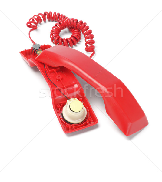 Red Telephone Handset Stock photo © dezign56