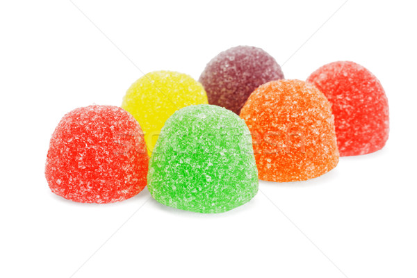 Farbenreich weichen Gelee Süßigkeiten Gruppe candy Stock foto © dezign56