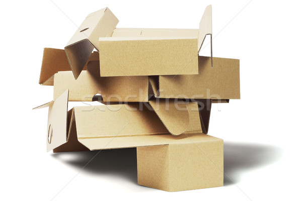 Discarded Packaging Cardboard For Recycling Stock photo © dezign56