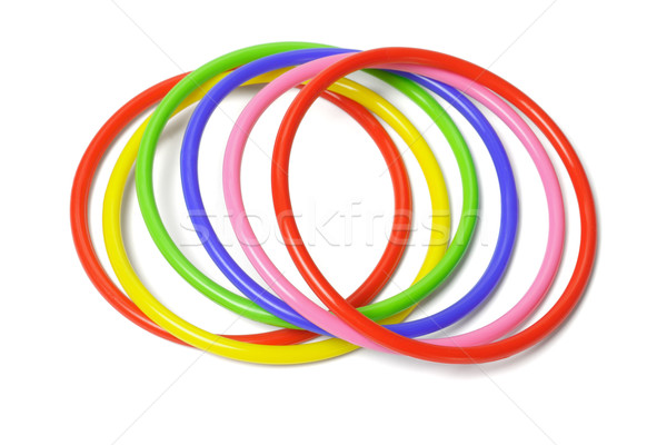 multicolor plastic bangles Stock photo © dezign56