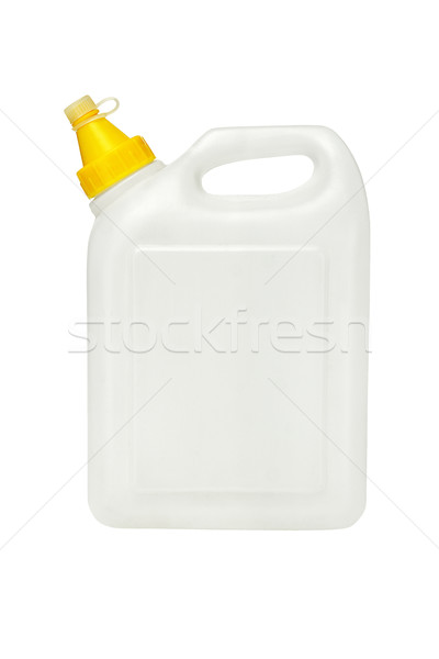 Foto stock: Vacío · blanco · reciclar · amarillo · contenedor