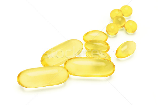 Stock photo: Health supplements in capsules