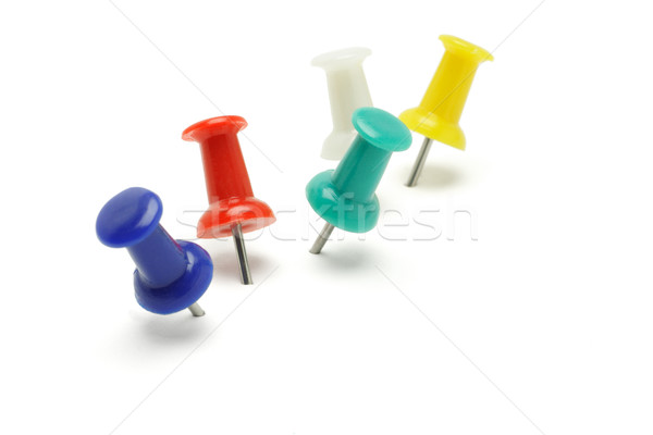Colorful push pins Stock photo © dezign56