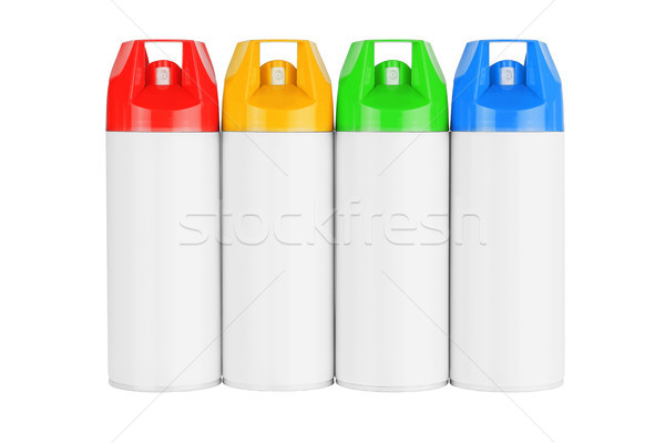 Four Spray Cans Stock photo © dezign56