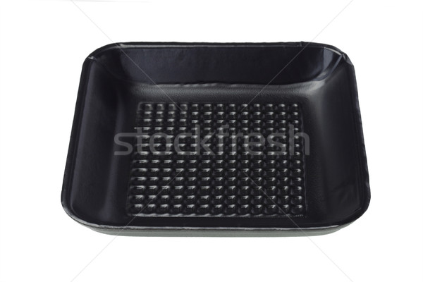 Black Styrofoam Food Tray Stock photo © dezign56