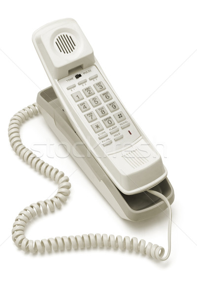 ストックフォト: デジタル · 電話 · セット · 白 · ビジネス · 電話